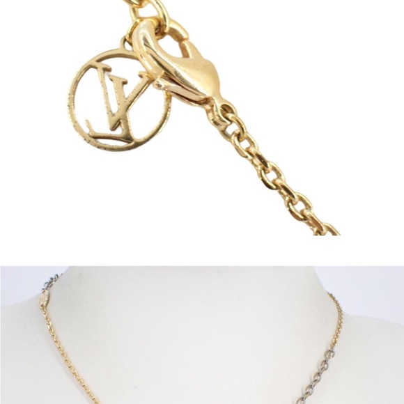 Louis Vuitton Jewelry - Louis Vuitton Two-Tone Gold and Silver Necklace